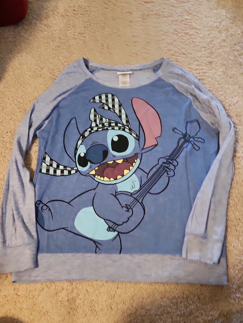 Disney Light Blue Lilo & Stitch Long Sleeve Tee